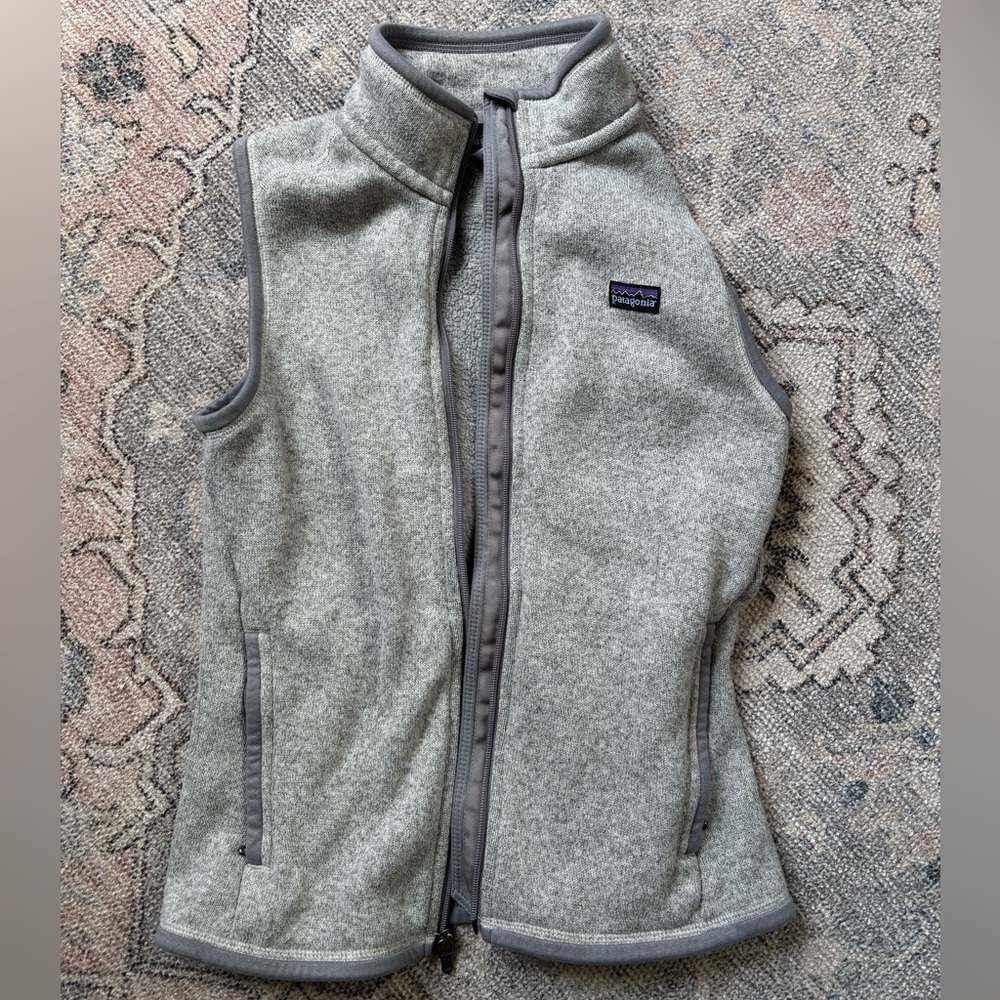 Patagonia Heather Gray Women's Fleece Vest